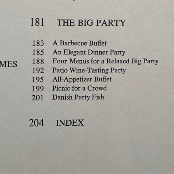 SUNSET MENU COOKBOOK Vintage1969 Menus for many Occasions Detailed Party Recipes - Picture 10 of 13